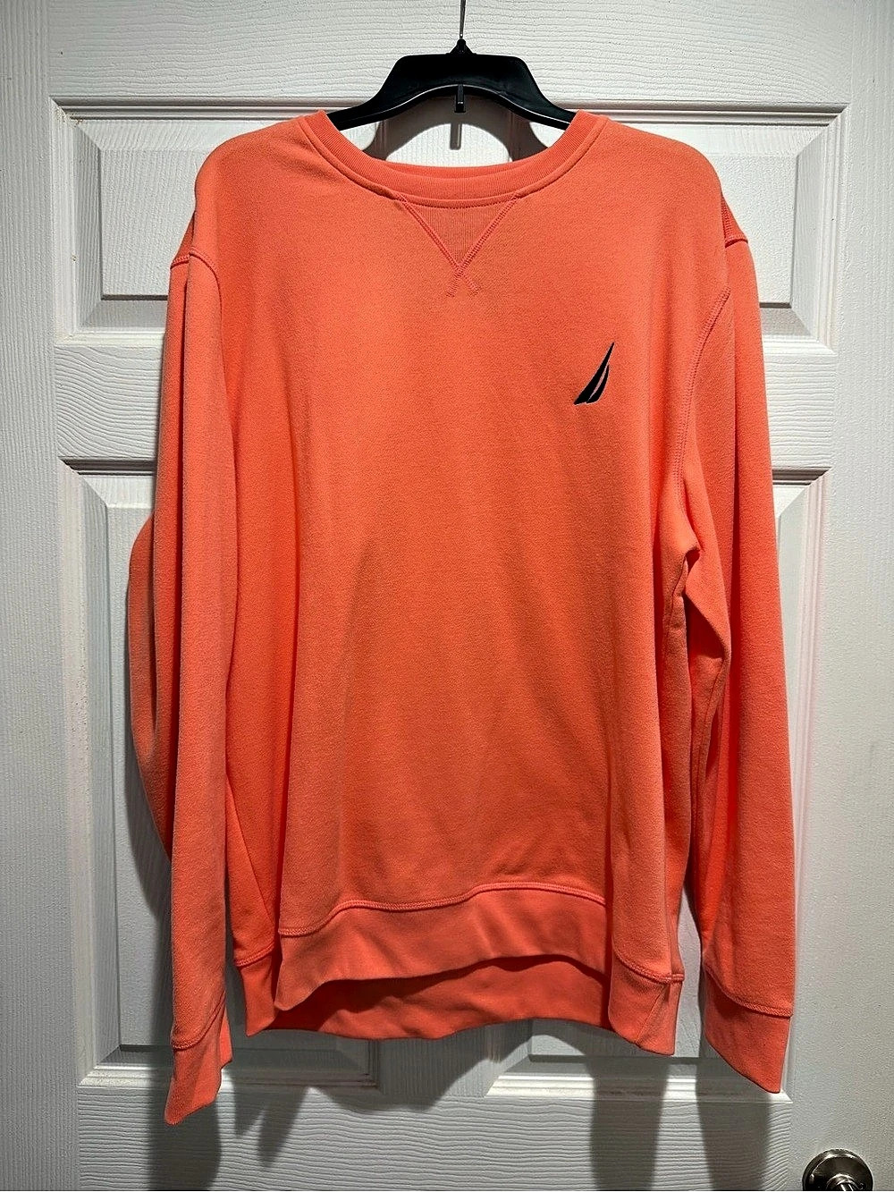 Nautica Orange Crewneck Sweatshirt Like New